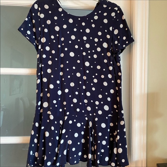 Zara | Polkadot navy dress - Picture 8 of 11